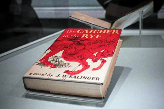 A copy of Catcher in the Rye at the NYPL.